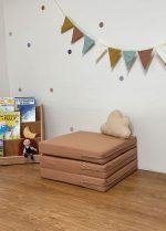 matelas pliable mini - terracotta