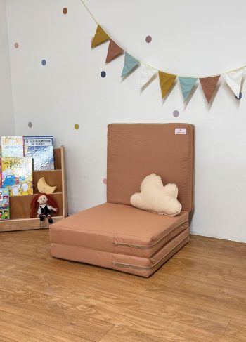 matelas pliable mini - terracotta