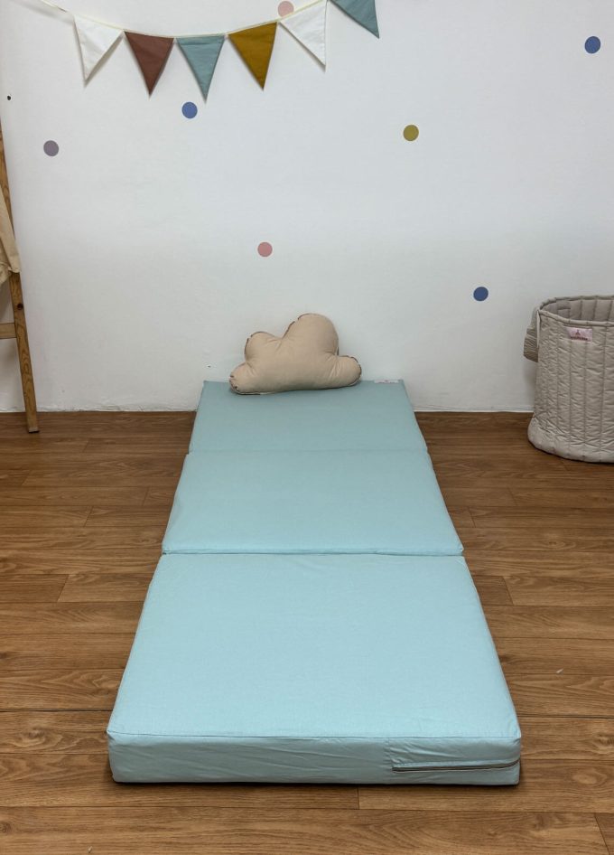 matelas pliable mini vert pastel