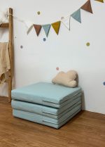 matelas pliable mini vert pastel