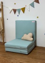 matelas pliable mini vert pastel