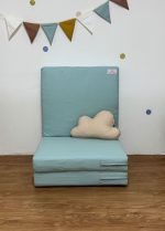 matelas pliable mini vert pastel