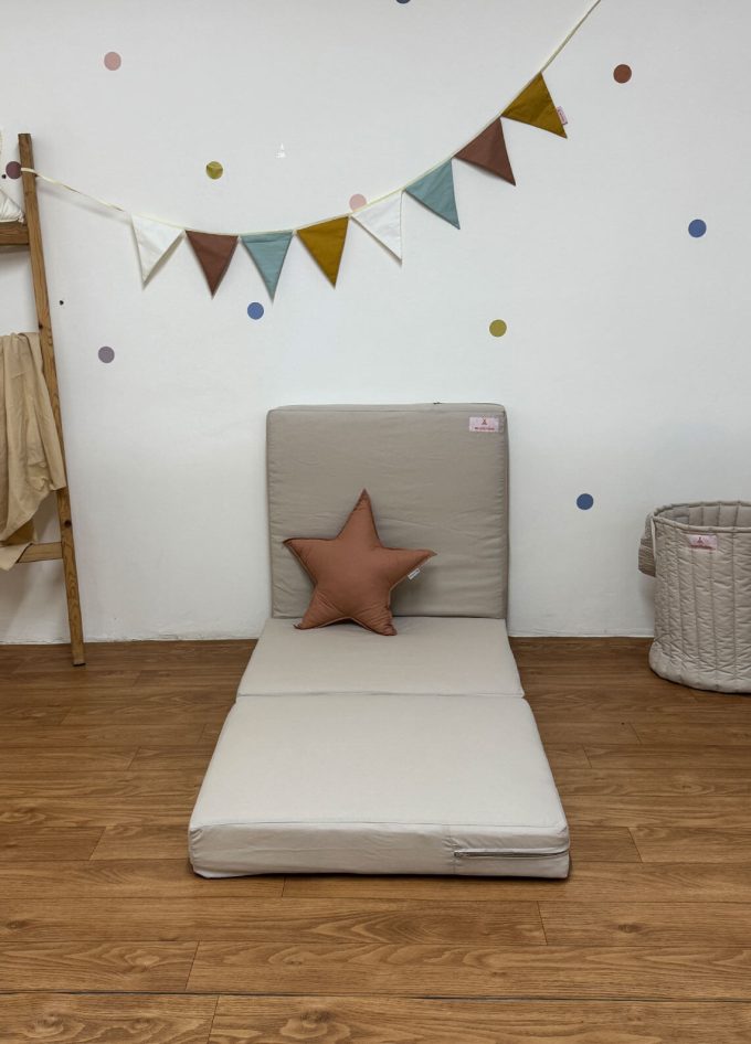 matelas pliable mini beige