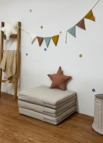 matelas pliable mini beige