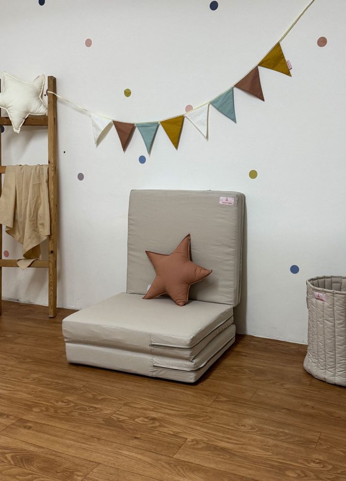 matelas pliable mini beige