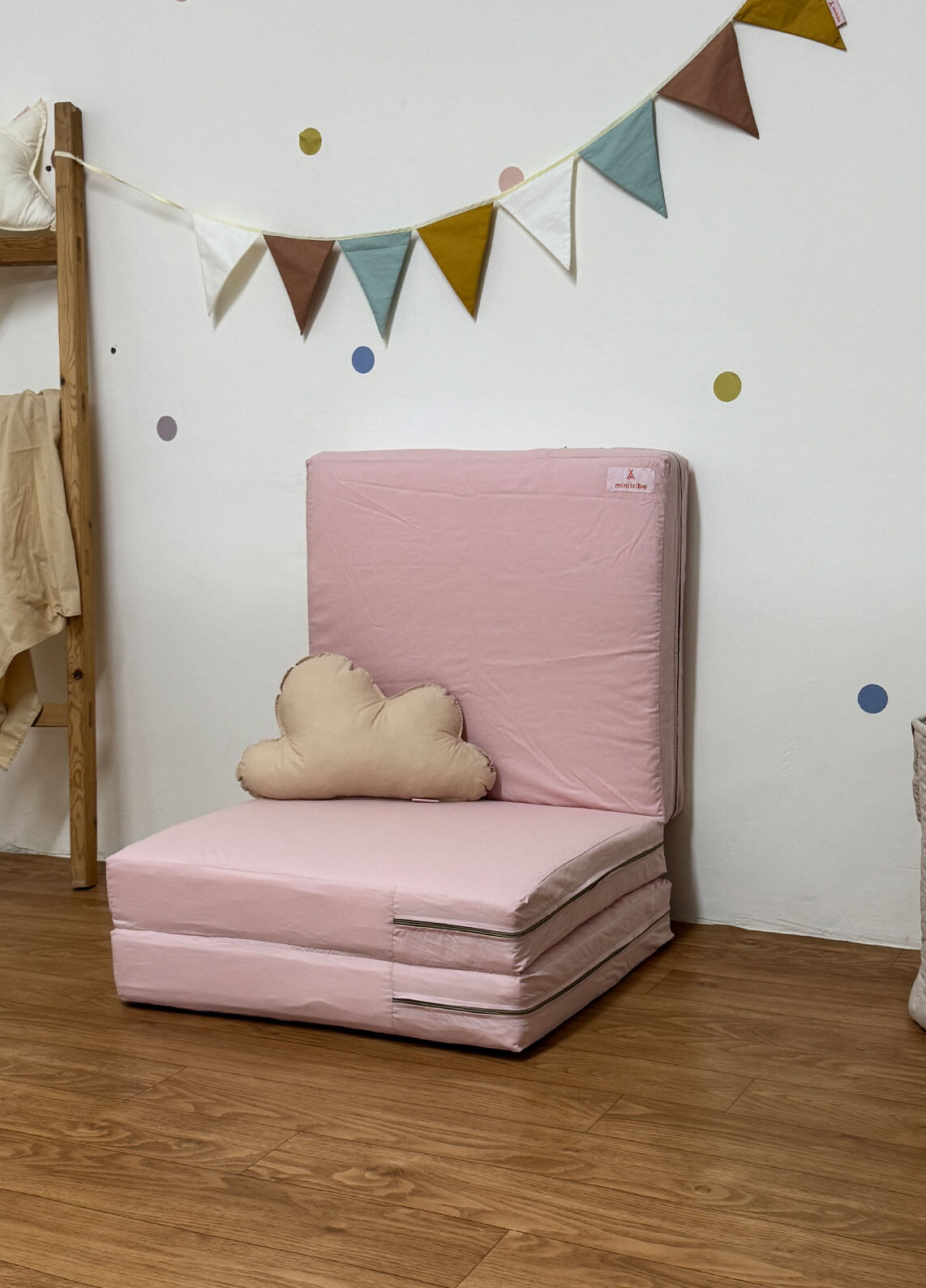 matelas pliable mini rose