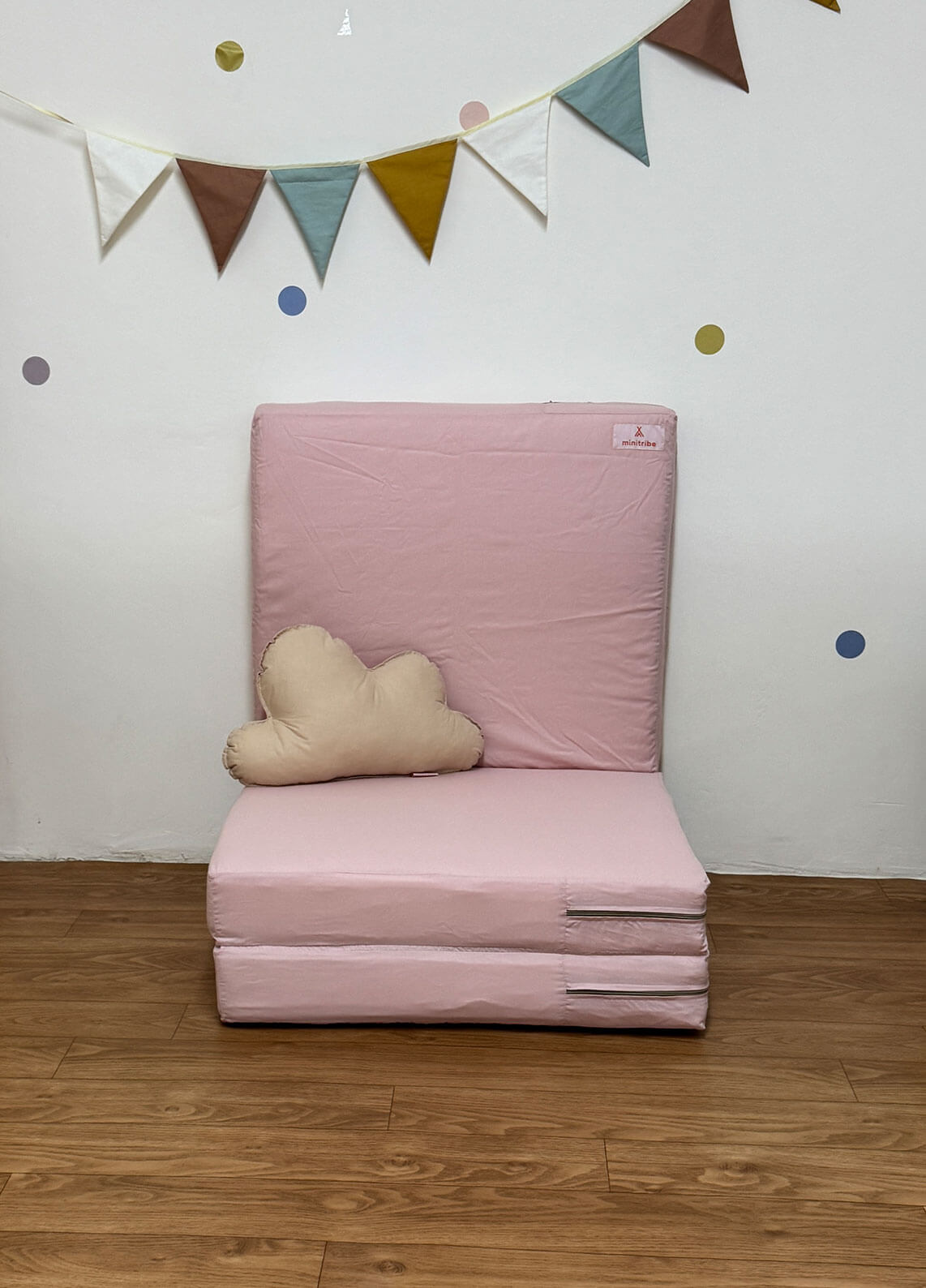 matelas pliable mini rose
