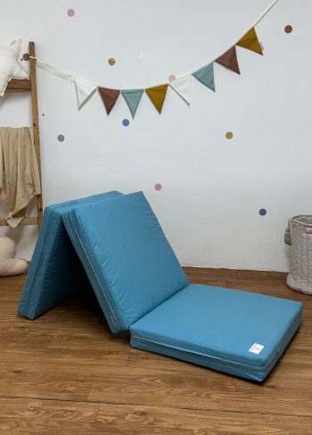 matelas pliable mini bleu sea