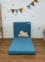 matelas pliable mini bleu sea