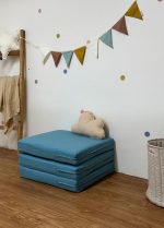 matelas pliable mini bleu sea