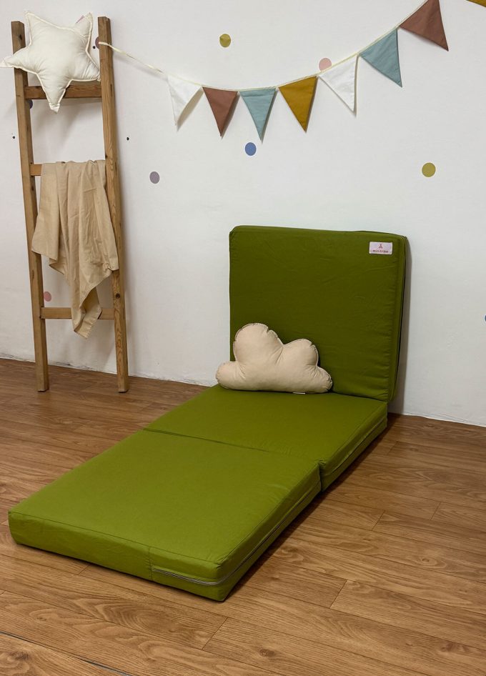 matelas pliable mini vert safari