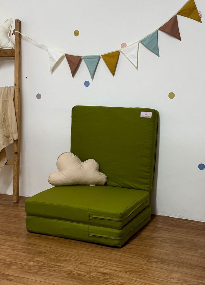matelas pliable mini vert safari