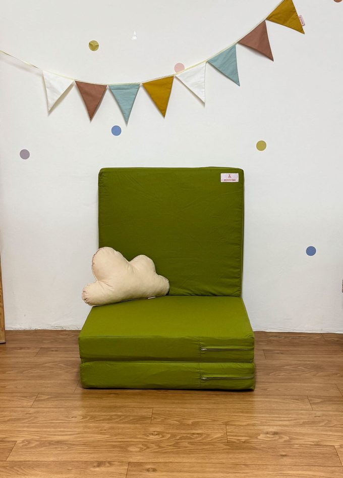 matelas pliable mini vert safari