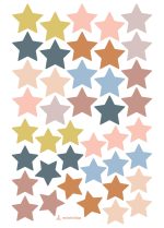 Stickers étoiles colorées